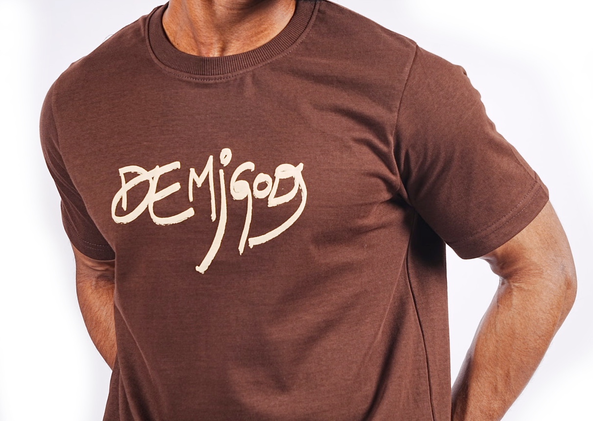 Brown Tshirt Unisex- Be water Like - Image 4