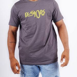 Grey Screen Printed Tshirt Unisex